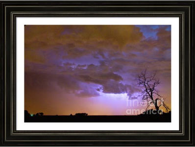 Colorado Cloud to Cloud Lightning framed Print Decorating Ideas for Bedrooms Fine Photography Prints and Canvas Art