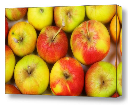 Green Apples Stretched Canvas Print Canvas Art