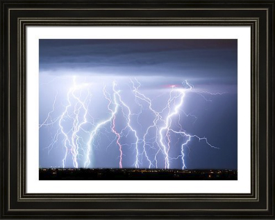 Electric Skies Framed Print Striking Ideas for Decorating – Lightning Fantasy Artwork