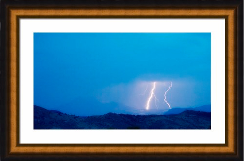 Lightning Bolts Hitting CO Continental Divide Lightning Bolts Striking the Colorado Continental Divide