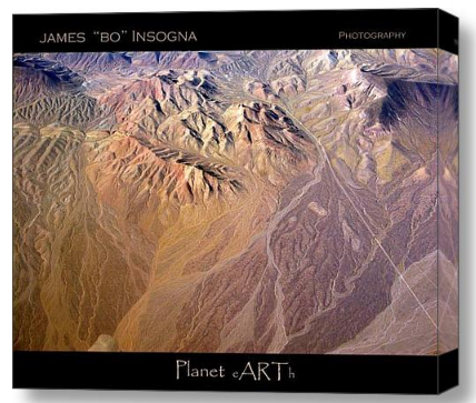 Planet Art Number Three Stretched Canvas Print / Canvas Art