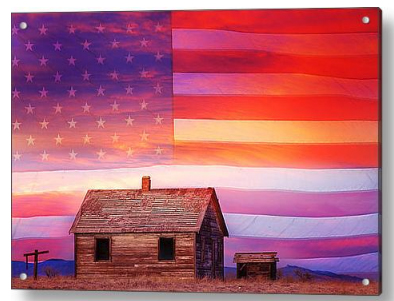 Rural Rustic America Fine Art Acrylic Print