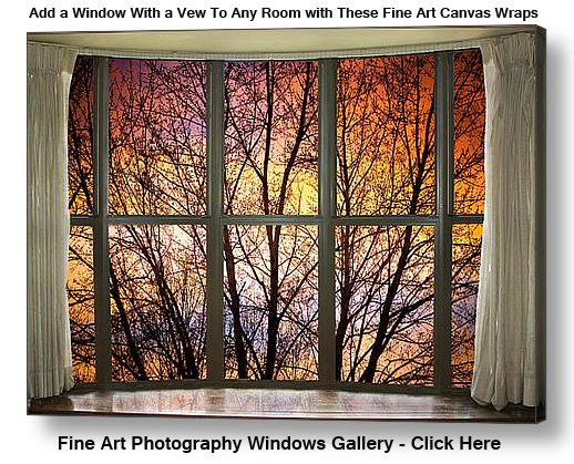 Add a Window With a Vew To Any Room with These Fine Art Canvas Wraps
