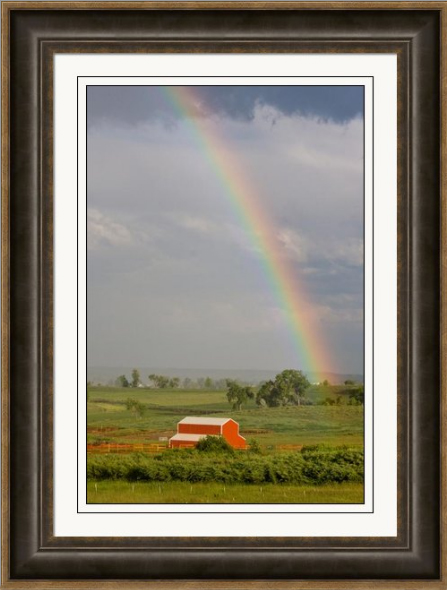 Country Rainbow Framed Fine Art Print
