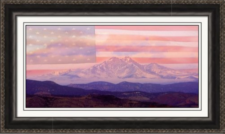 Purple Mountain Majesties Framed Fine Art Print