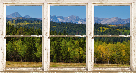 Autumn View Colorado Indian Peaks Window Wt 450 For Immediate Release New Picture Windows Fine Art With a View