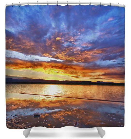 Peaceful Reflections Shower Curtain