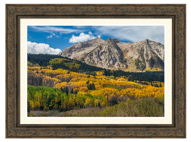 Rocky Mountain Autumn Season Colors Framed Print