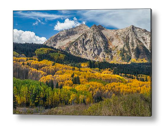 Rocky Mountain Autumn Season Colors Acrylic Print